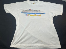 Vintage Carnival Cruise Ship Screen Stars Single Stitch Shirt XL Made in USA - £14.75 GBP