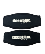 2PCS Deep Blue Gear Diving Goggles Wrap Neoprene Mask Strap Cover Neopre... - $181.55 MXN