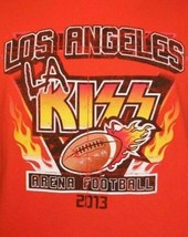 LOS ANGELES LA KISS 2013 Arena League Football Women&#39;s T-SHIRT L Gene Si... - $15.82