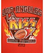 LOS ANGELES LA KISS 2013 Arena League Football Women&#39;s T-SHIRT L Gene Si... - £12.38 GBP
