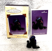 2003 Hallmark Midnight Serenade Black Cats Halloween Ornament MIB w Price Tag - £14.87 GBP