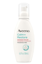 Aveeno Calm + Restore Redness Relief Foaming Facial Cleanser Fragrance Free 6.0f - £37.45 GBP