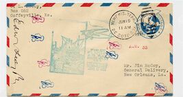 1931 First Flight Air Mail Cover AM 33 Memphis to New Orleans Louisiana - $9.90