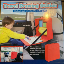 Travel Drawing Station (Attaches to back of front seat) - £16.35 GBP