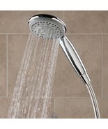 The Superior Pressure Boosting Handheld Showerhead 61 Jets Chrome Finish - £14.94 GBP