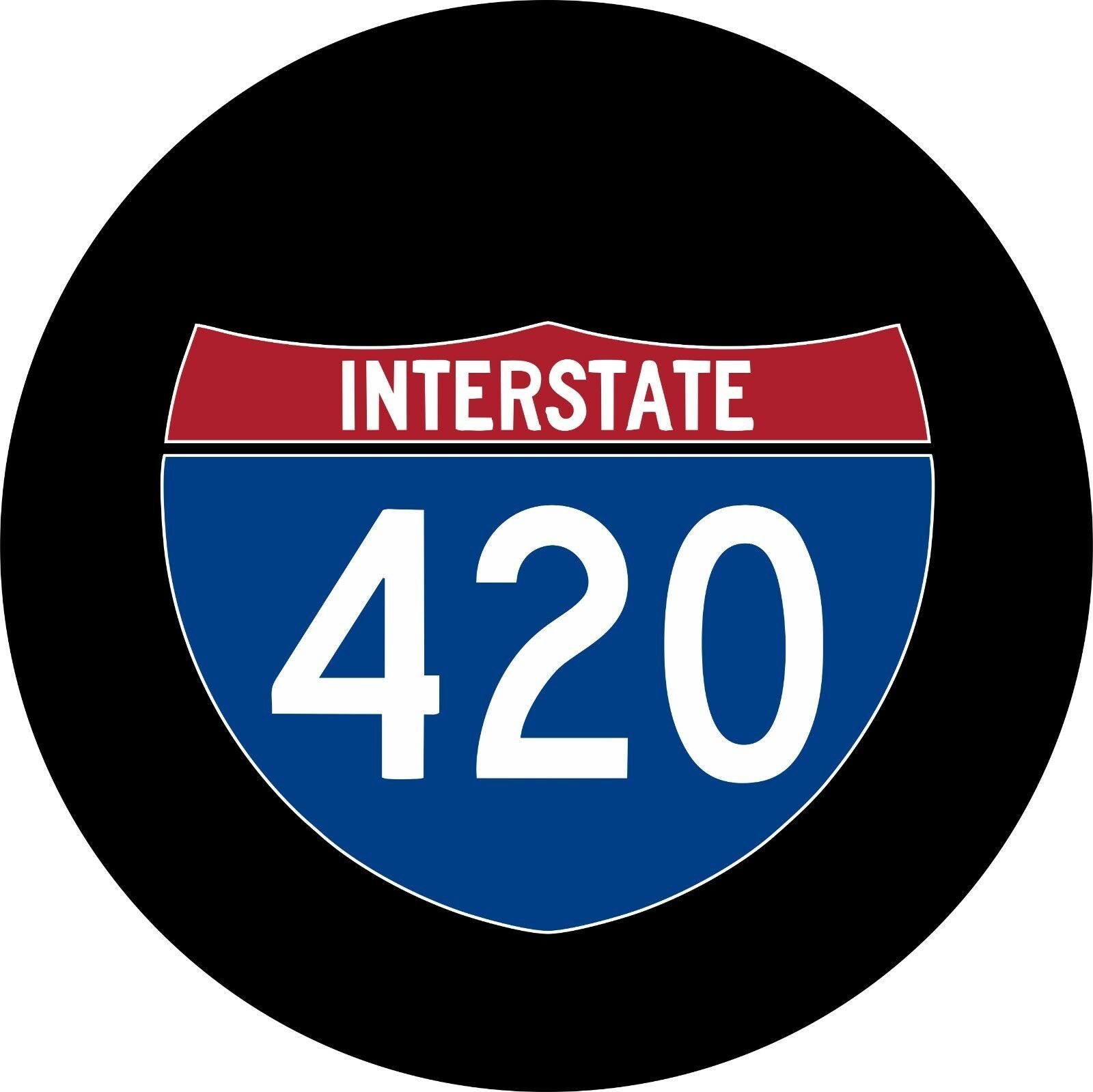 Interstate 420 Spare Tire Cover ANY Size, ANY Vehicle,Trailer, RV - $113.80