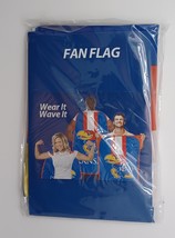Team Fan Flag Cape, One Size, KU Team Color 31.5&quot; x 47&quot; - $311.19 MXN