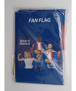 Team Fan Flag Cape, One Size, KU Team Color 31.5&quot; x 47&quot; - $311.19 MXN