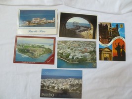 6 Vtg postcard Puerto Rico Old San Juan unposted - £7.92 GBP