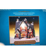 2000 Santa&#39;s Workbench Collection &quot;THE WAX &amp; WICK SHOPPE&quot; Porcelain House - £38.84 GBP