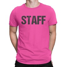 NYC Factory Staff Tee Neon Pink Unisex Shirt T-Shirt Event Personell Nyc... - £10.95 GBP+