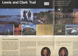 Lewis and Clark Trail Brochure National Park Service - $11.88