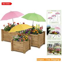 Water-Resistant Plant Umbrellas - Stylish Sun Shades for Your Garden - $42.52