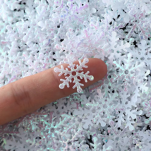 300PCS Laser White 2cm Christmas Snowflake Confetti – Xmas Tree &amp; Decora... - $15.62