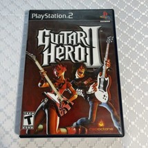 Guitar Hero II (2006) Sony PlayStation 2 PS2 Game Box and Manual Tested Works! - £7.89 GBP