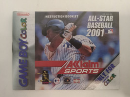 Nintendo Gameboy Color All-Star Baseball 2001 GBC MANUAL ONLY - £4.68 GBP