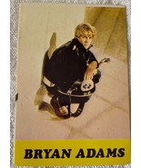 ⭕VTG card pocket calendar 1987 BRYAN ADAMS Portugal group music singer - $82.79 MXN
