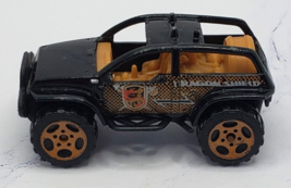 Matchbox 4X4 Buggy 1:64 Scale Diecast Black With Bronze 5 Spoke Oval Wheels - $2.96