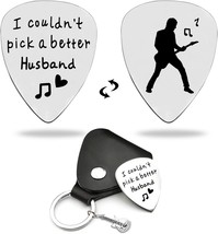Insane Stainless Steel Guitar Picks With Cowhide Leather Case - I Couldn&#39;T Pick - £21.56 GBP