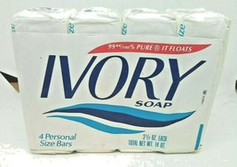 Vintage 4 Bars Of Personal Size 3 1/2 Oz. Ivory Soap In Original Wrapper Nos - £15.51 GBP
