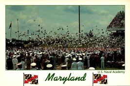 POSTCARD-US Naval Academy, Midshipman Graduation CEREMONY- Annapolis, Md BK46 - £2.37 GBP