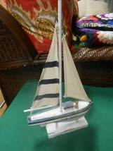 Great Collectible Wood SAILBOAT Figure...&quot;True Love&quot; - £7.46 GBP