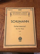 Schumann Intermezzi For The Piano Song Book - $227.58