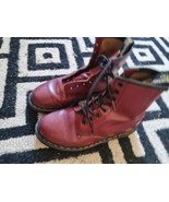 Dr Martens Wine Boots For Men Size 5uk Express Shipping - £35.86 GBP