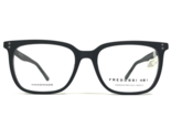 Fregossi Eyeglasses Frames 481 Black Matte Square Full Thick Rim 53-18-145 - £51.58 GBP
