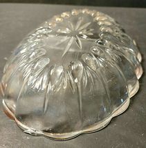 GLASS RELISH DISH DIVIDED 8.25" LONG image 2