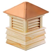Dover 36 In. X 48 In. Wood Cupola with Copper Roof - $1,318.01