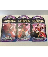 NEW Three Disney Lorcana Rise of the Floodborn Trading Card Game Packs -... - €31,46 EUR