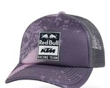 Red Bull KTM Factory Racing Team Shred Hat Cap Gray/Pink Adjustable One ... - $27.10