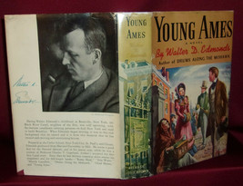 Walter D. Edmonds YOUNG AMES 1942 First Edition Historical Novel Deluxe HC DJ - £38.84 GBP