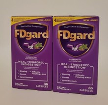  2 FDgard Meal-Triggered Indigestion, 36 Capsules Exp 10/2025 - $36.63