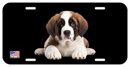 Saint Bernard Puppy Dog Can Personalize Novelty Metal License Plate B - £7.15 GBP+