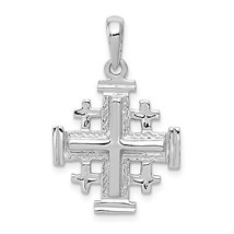 14k Gold Jerusalem Cross Pendant K1230 - £246.17 GBP