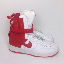 NIKE AIR FORCE 1 SF AF1 SPECIAL FIELD WHITE UNIVERSITY RED Mens 13 AR195... - £142.07 GBP