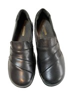 Collection by Clarks Women&#39;s Comfort Black Work Loafer/Clogs 1.5&quot; Heel Sz 5 - $23.36