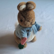 Vintage Eden Toys Beatrix Potter Peter Rabbit 9 Inch Plush Bunny with Carrot - £13.44 GBP