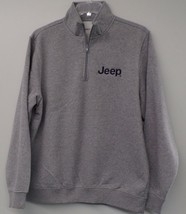 Jeep Mens Heavyweight Embroidered 1/4 Zip Sweatshirt XS-4XL, LT-4XLT New - £28.66 GBP+