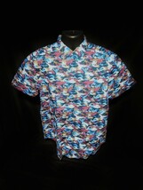 Robert Graham Barberry  Classic Short Sleeve Shirt Small Size image 5
