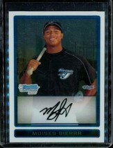 2009 Baseball Card Bowman Chrome Prospect BCP186 MOISES SIERRA Toronto B... - £7.72 GBP