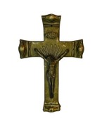 Vintage S &amp; Co Silverplate Religious Gothic Inri Wall Crucifix Cross Jes... - $1,203.67 MXN