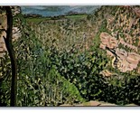 Sitton Burrone Pittura Cloudland Canyon Trenton Ga Unp Cromo Cartolina R25 - $9.16