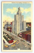 Postcard Industrial Trust Building Providence Rhode Island RI Streetcars Aerial - $3.75