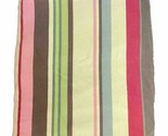 Pottery Barn Serape Stripe QUEEN FULL Duvet 100% Cotton Multicolor South... - $50.00