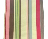 Pottery Barn Serape Stripe QUEEN FULL Duvet 100% Cotton Multicolor South... - £39.33 GBP