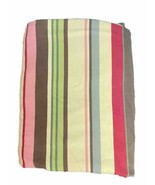 Pottery Barn Serape Stripe QUEEN FULL Duvet 100% Cotton Multicolor South... - $50.00