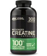 Optimum Nutrition Micronized Creatine Monohydrate, 300 Capsules - $41.16 CAD